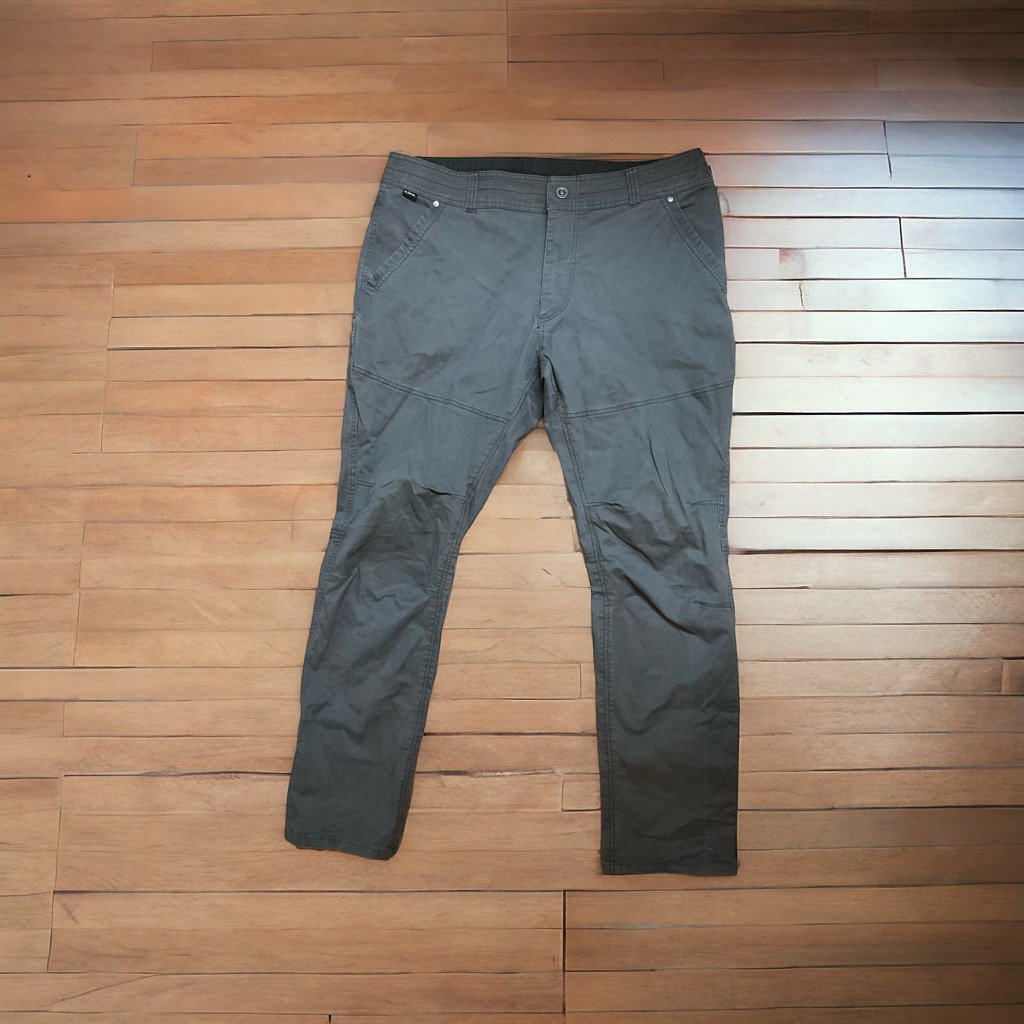 Kuhl Born In The Mountains Gray Silver Hardware Zipperpants!